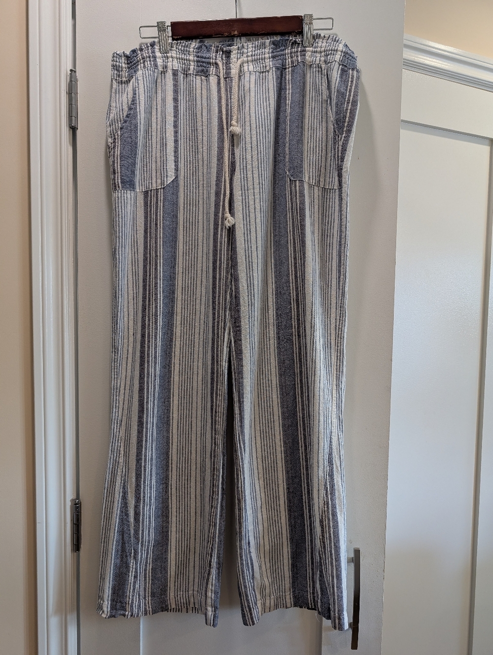 Cali 1850 Linen Blend Pull On Pants,XL